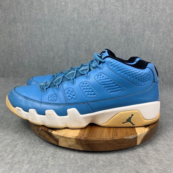 Nike Air Jordan 9 Low Retro Pantone Shoes Mens Size 13 Blue Sneakers UNC - Picture 4 of 10